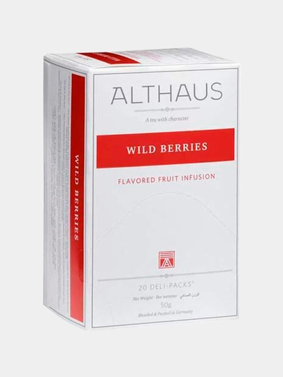Фруктовый напиток Althaus Deli Packs Wild Berries, 20 штук - 