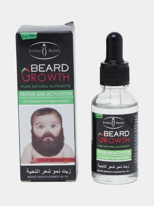 Средство для роста бороды и волос Beard Growth