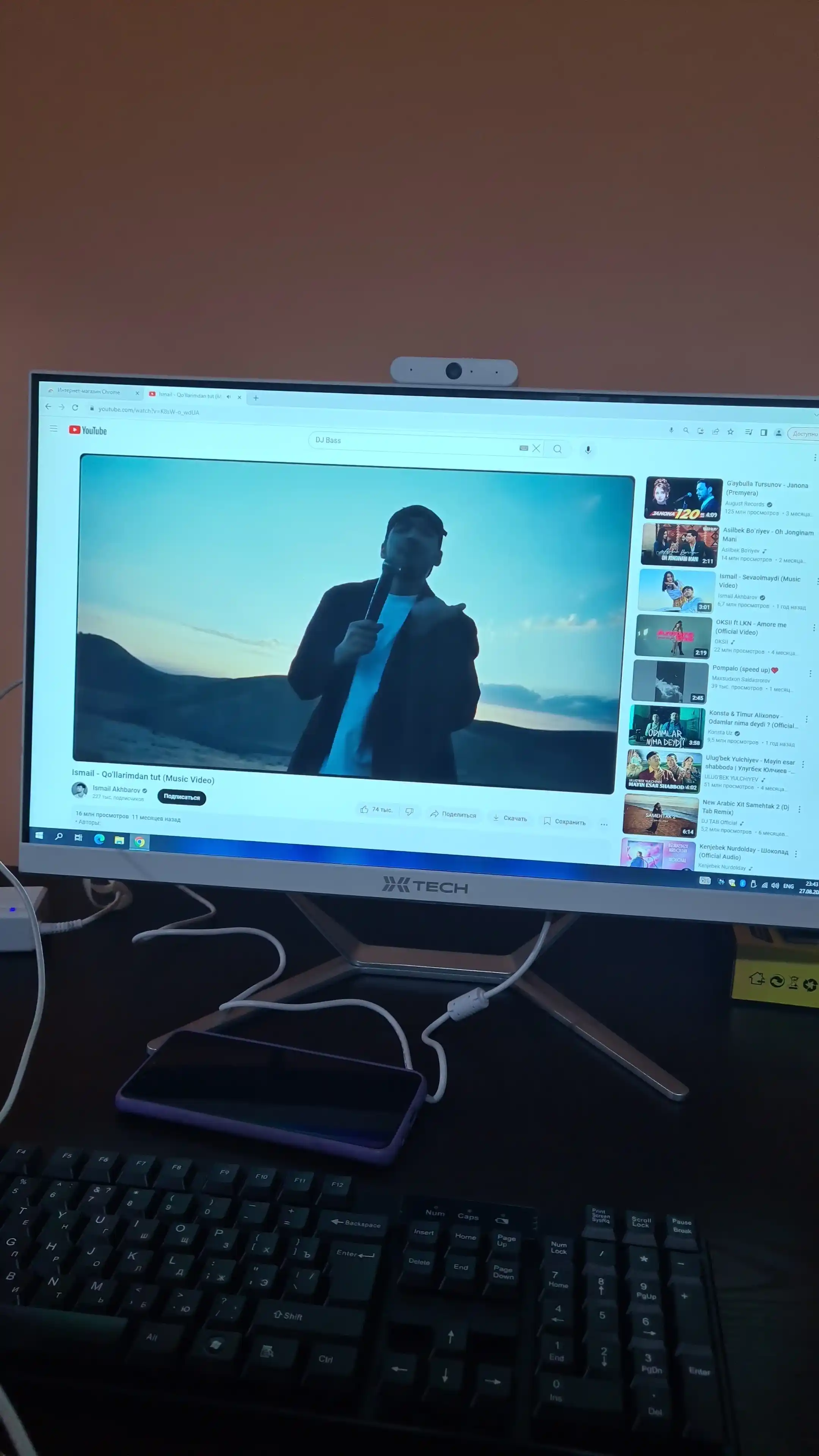 Monoblok Xtech, 24 dyum, Full HD, i5, 8 GB RAM, SSD 512 GB Windows 11, klaviatura sichqon