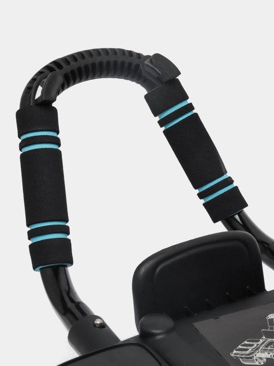 Тренажер для пресса, ролик для фитнеса, для похудения живота и коррекции осанки, до 150 кг