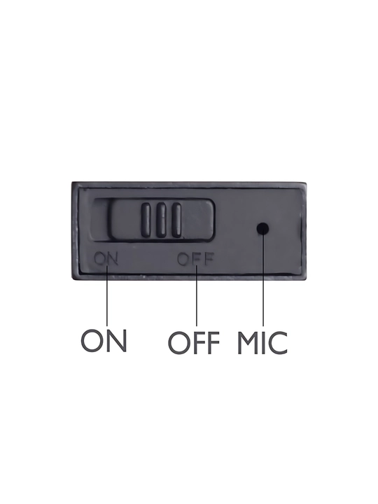 Mini diktofon, 8-10 soat to'xtovsiz ovoz yozadi + zaryadlovchi qurilma, 8 GB