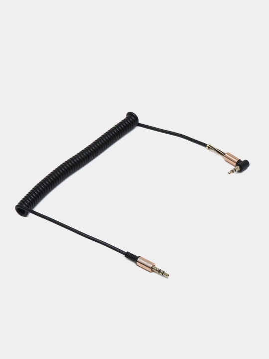Avtomobil uchun Prujinali Audio Aux Kabeli, Aux Audio Kabeli, 3.5 mm