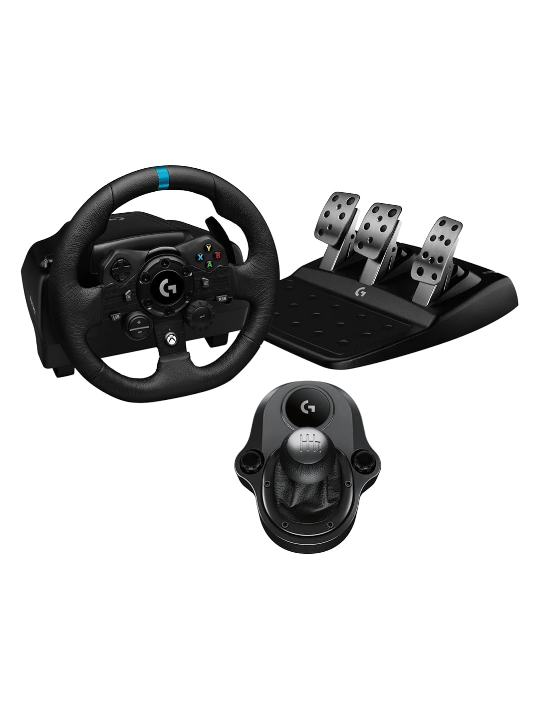 Logitech G923 Игровой руль, педаль и коробка передачи для PlayStation 5 ...