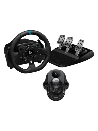 O‘yin ruli Logitech G923 TrueForce, PS4/PC uchun, pedal bilan, 900° 2
