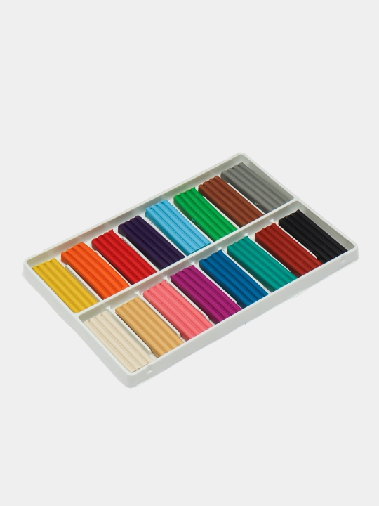 Plastilin "ZOO", 16 ranglar