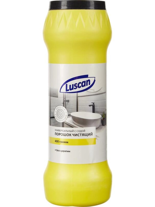 Чистоль, универсальное чистящее средство Luscan Professional с содой, порошок, 400 г