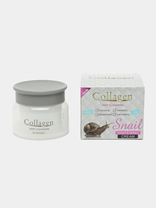 Oqartiruvchi va oziqlantiruvchi Collagen snail krem