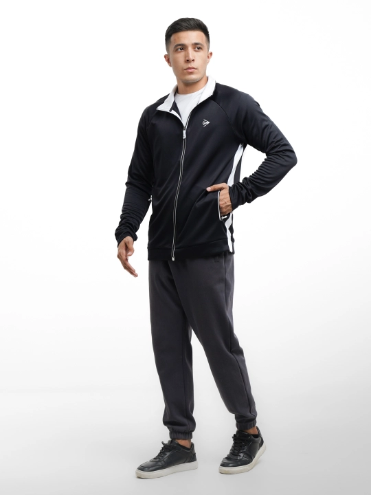 Erkaklar sport shamol himoyachisi Dunlop CLUB MENS KNITTED JACKET