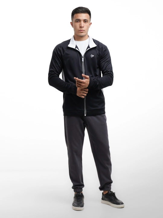 Erkaklar sport shamol himoyachisi Dunlop CLUB MENS KNITTED JACKET - 