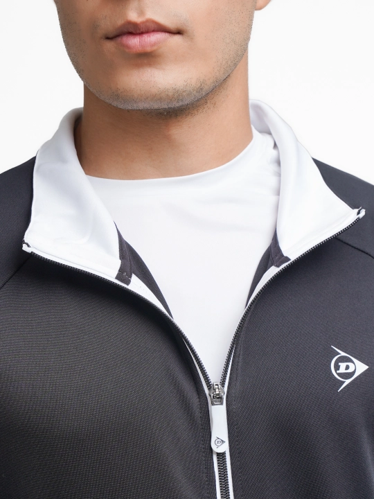 Erkaklar sport shamol himoyachisi Dunlop CLUB MENS KNITTED JACKET
