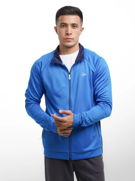 Erkaklar sport shamol himoyachisi Dunlop CLUB MENS KNITTED JACKET