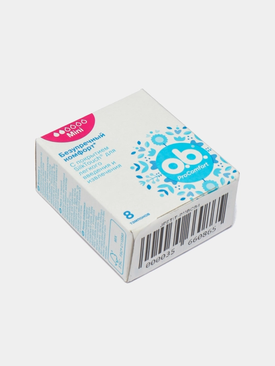 Tamponlar o.b Procomfort Mini, 8 dona
