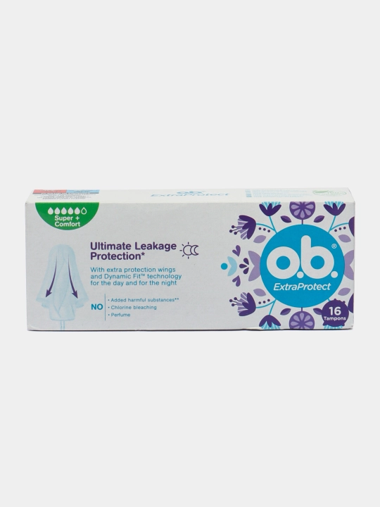 Tamponlar O.b. Extra Protection Super Plus, 16 dona