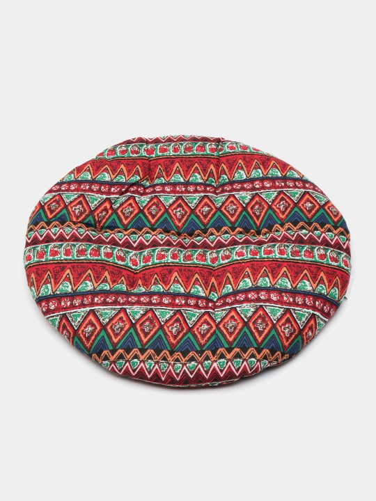 Круглая подушка - сидушка на стул, для машины и кресла 40 * 40, 50 * 50 см
