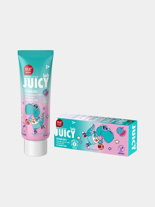 Детская зубная паста " Спелый арбуз", SPLAT JUICY LAB, 3+, 45 гр