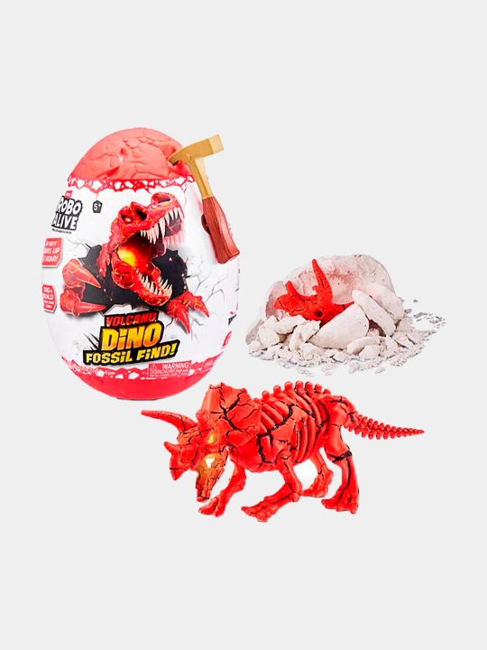 Интерактивная игрушка динозавр Zuru Robo Alive Dino Fossil Find Series 2 - 