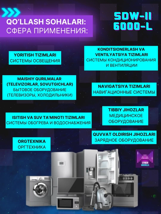 Kuchlanish stabilizatorlari HEYA 5 kVt, 13 kVt, 20 kVt, bir fazali, uy va ofis uchun