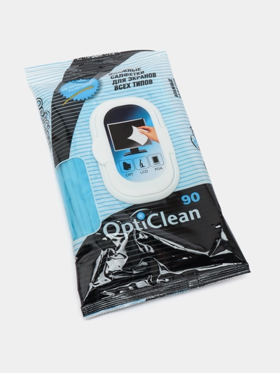 Opti Clean №90 влажные салфетки для экранов, мониторов и оптики всех типов