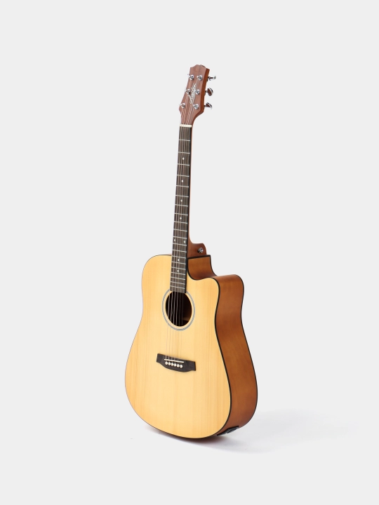 Akustik gitara Ashton D20 S CEQ NTM, qattiq top drednought ELE