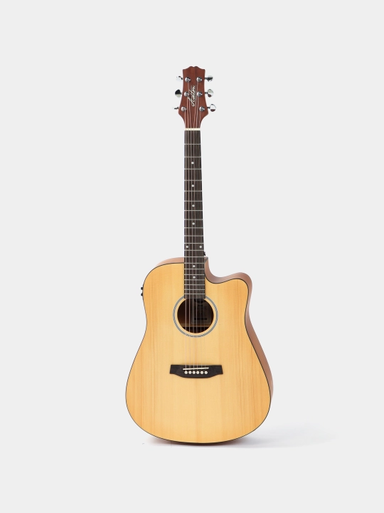 Akustik gitara Ashton D20 S CEQ NTM, qattiq top drednought ELE - 