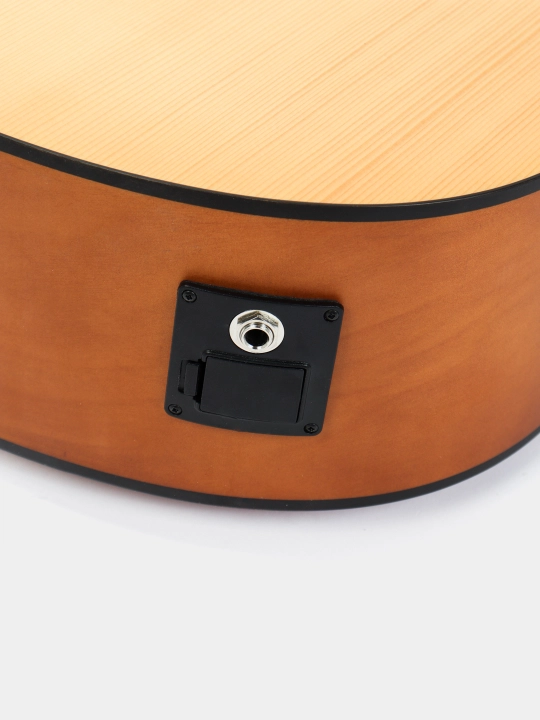 Akustik gitara Ashton D20 S CEQ NTM, qattiq top drednought ELE