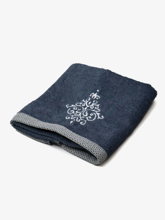Embroidery 100% paxtali yumshoq va nam shimuvchi sochiq, 72×147 va 40×60 sm