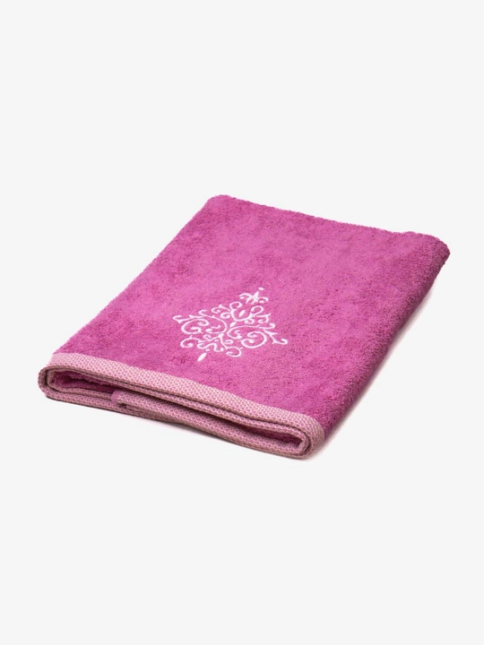 Embroidery 100% paxtali yumshoq va nam shimuvchi sochiq, 72×147 va 40×60 sm