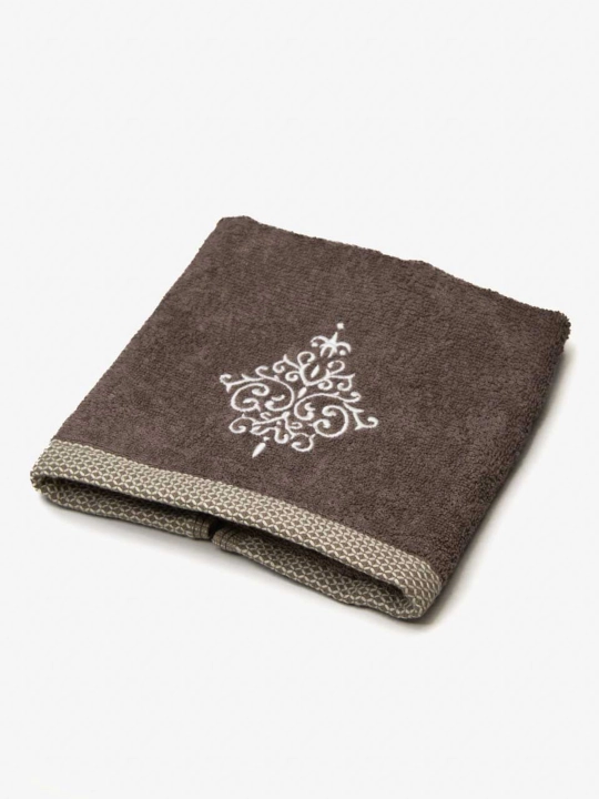 Embroidery 100% paxtali yumshoq va nam shimuvchi sochiq, 72×147 va 40×60 sm