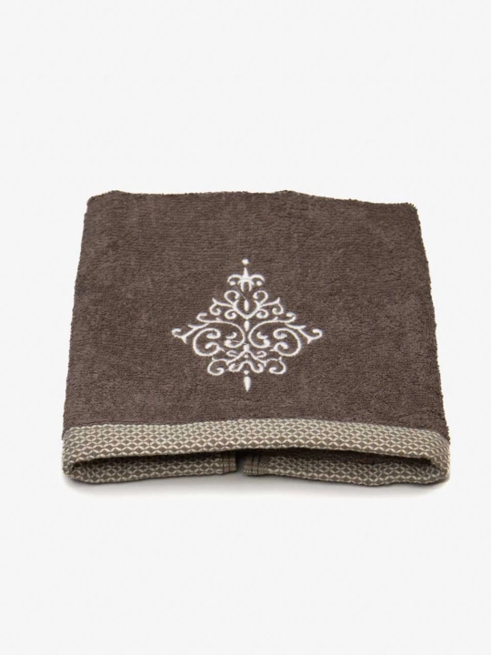 Embroidery 100% paxtali yumshoq va nam shimuvchi sochiq, 72×147 va 40×60 sm