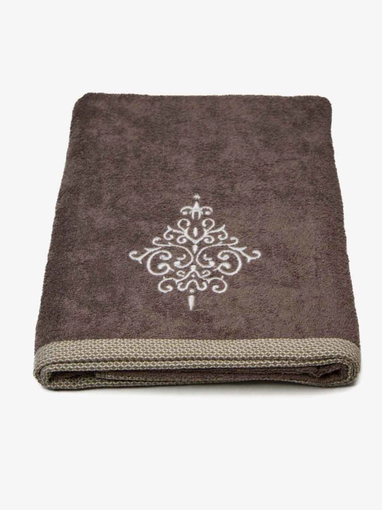 Embroidery 100% paxtali yumshoq va nam shimuvchi sochiq, 72×147 va 40×60 sm