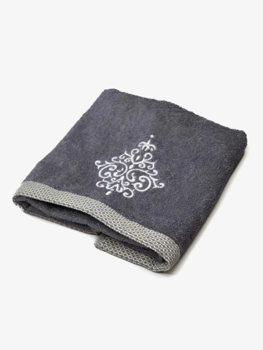 Embroidery 100% paxtali yumshoq va nam shimuvchi sochiq, 72×147 va 40×60 sm