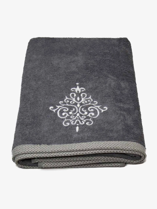 Embroidery 100% paxtali yumshoq va nam shimuvchi sochiq, 72×147 va 40×60 sm