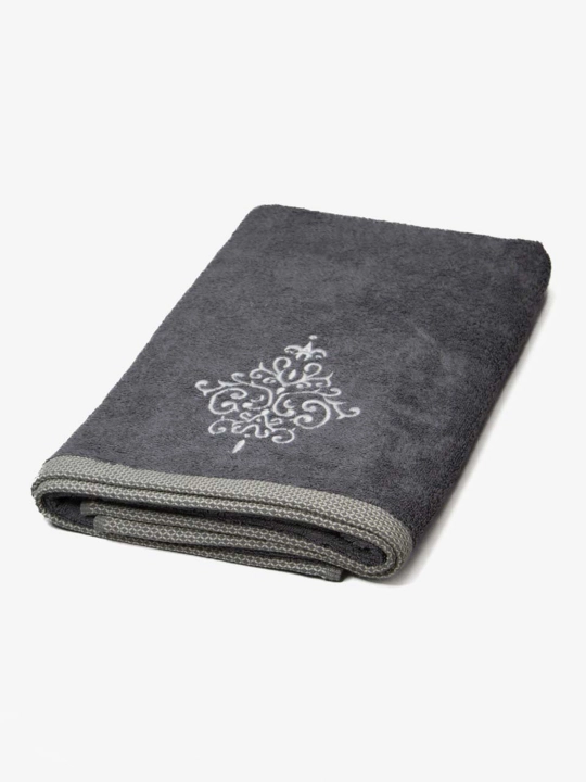 Embroidery 100% paxtali yumshoq va nam shimuvchi sochiq, 72×147 va 40×60 sm