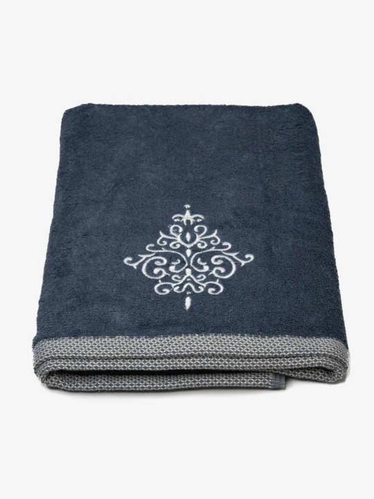 Embroidery 100% paxtali yumshoq va nam shimuvchi sochiq, 72×147 va 40×60 sm
