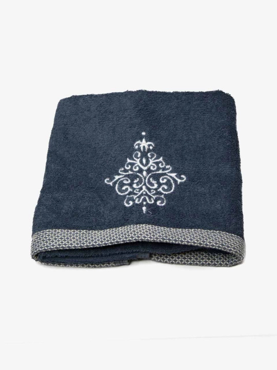 Embroidery 100% paxtali yumshoq va nam shimuvchi sochiq, 72×147 va 40×60 sm