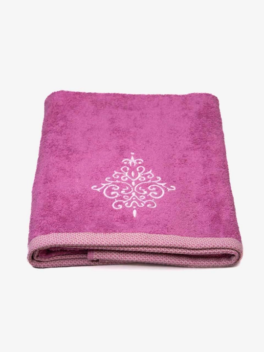 Embroidery 100% paxtali yumshoq va nam shimuvchi sochiq, 72×147 va 40×60 sm
