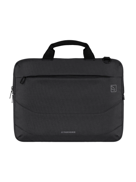 Итальянская сумка для ноутбука Tucano SLIM BAG IDEALE 15.6", чёрная, B-IDEALE-BK