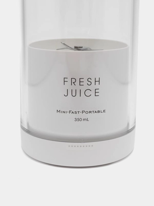 Ko‘chma simsiz mini blender, smuzi, sharbatlar va bolalar pyuresi uchun sheyker, 350 ml