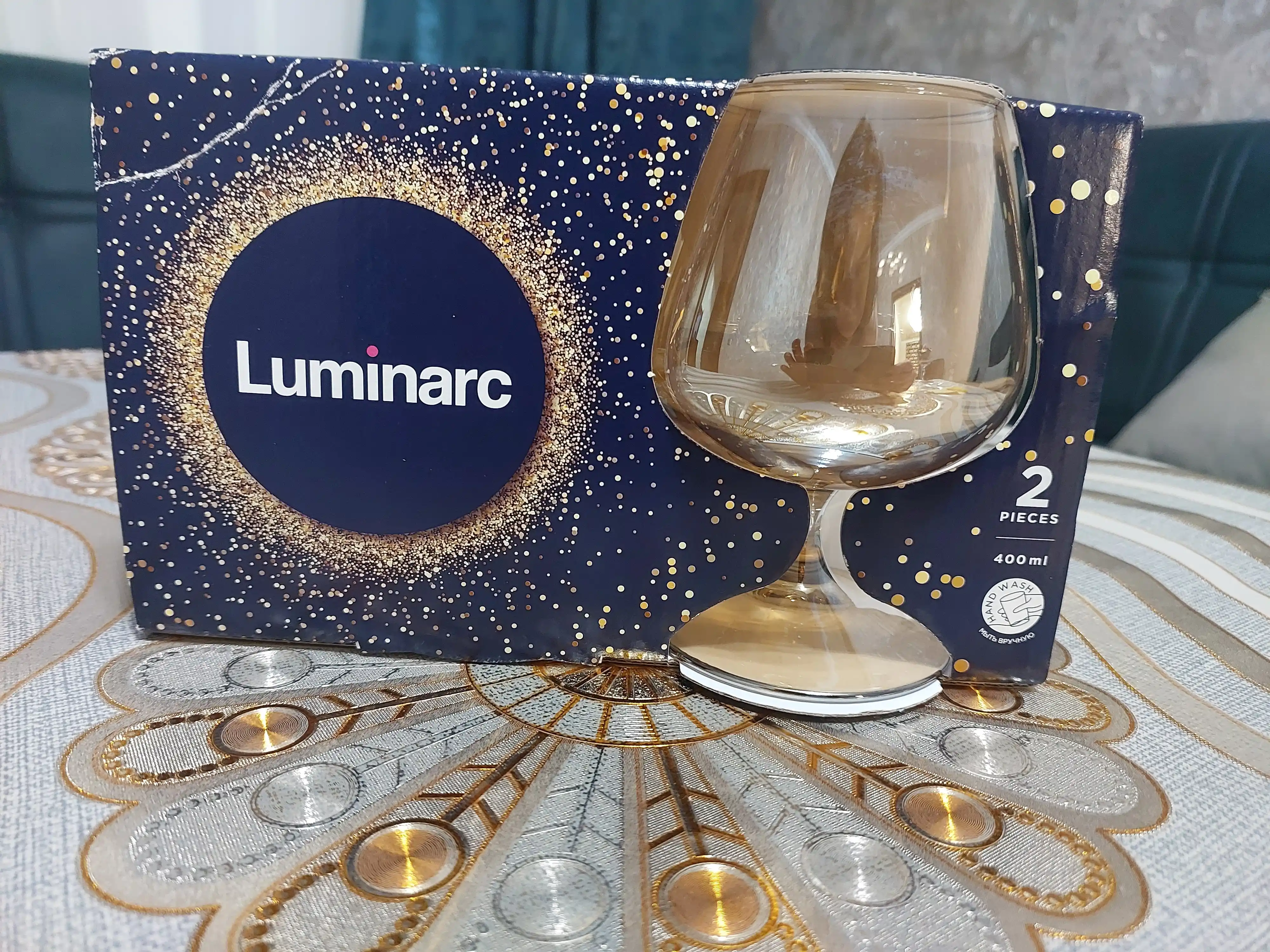 Bokallar Luminarc oltin asal, Golden Honey seriyasi, 5 turdagi