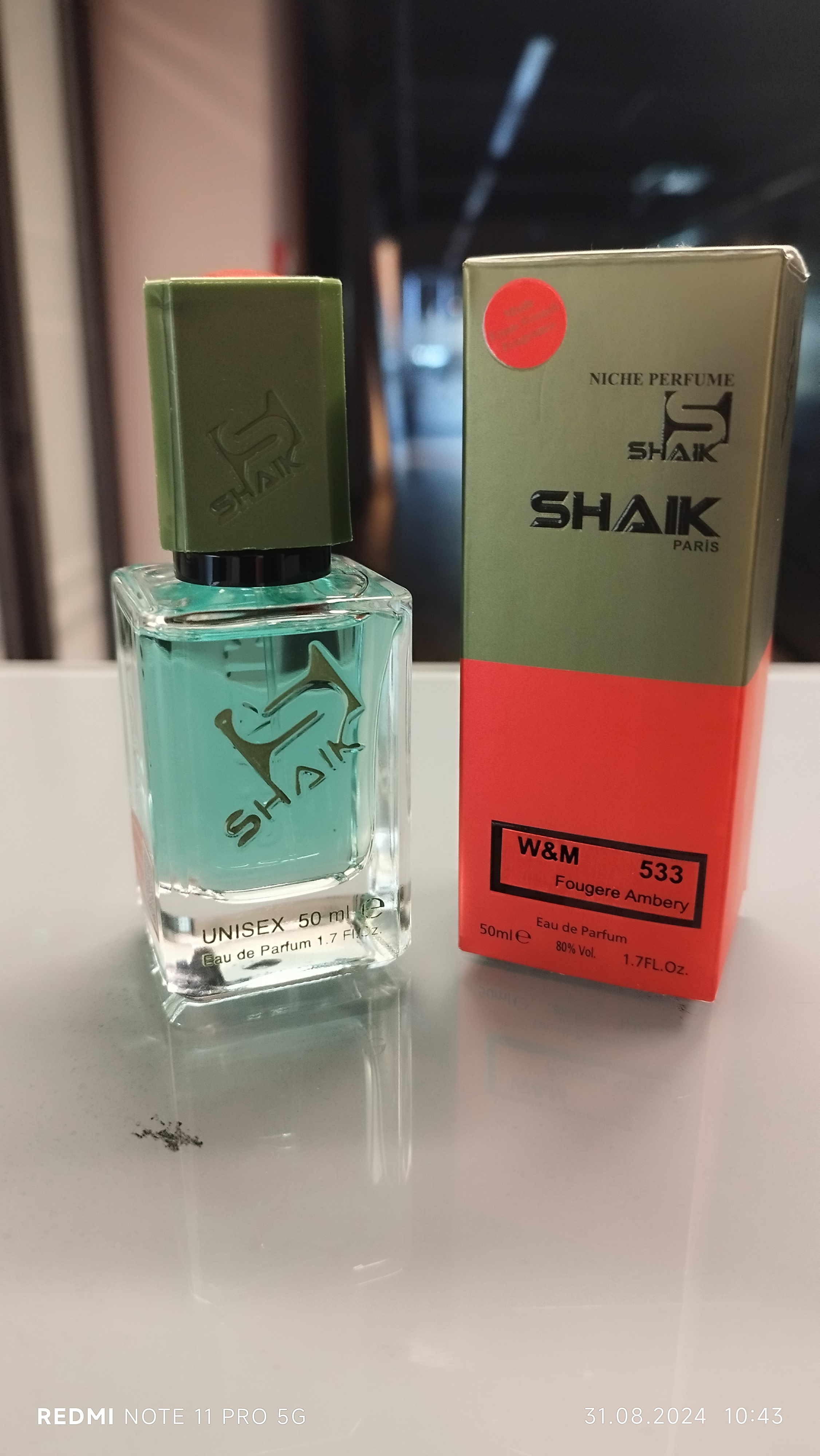 Parfyumlangan suv SHAIK 533, Orto Parisi Megamare, uniseks, 50 ml