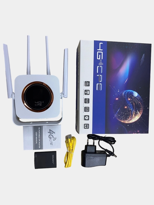 Wi-Fi router CPE, 3G, 4G+, SIM karta bilan ishlidi