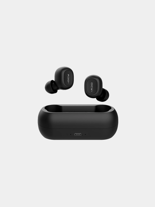 Беспроводные наушники гарнитура Xiaomi QCY T1C Bluetooth, вакуумные - 