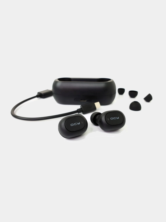 Беспроводные наушники гарнитура Xiaomi QCY T1C Bluetooth, вакуумные