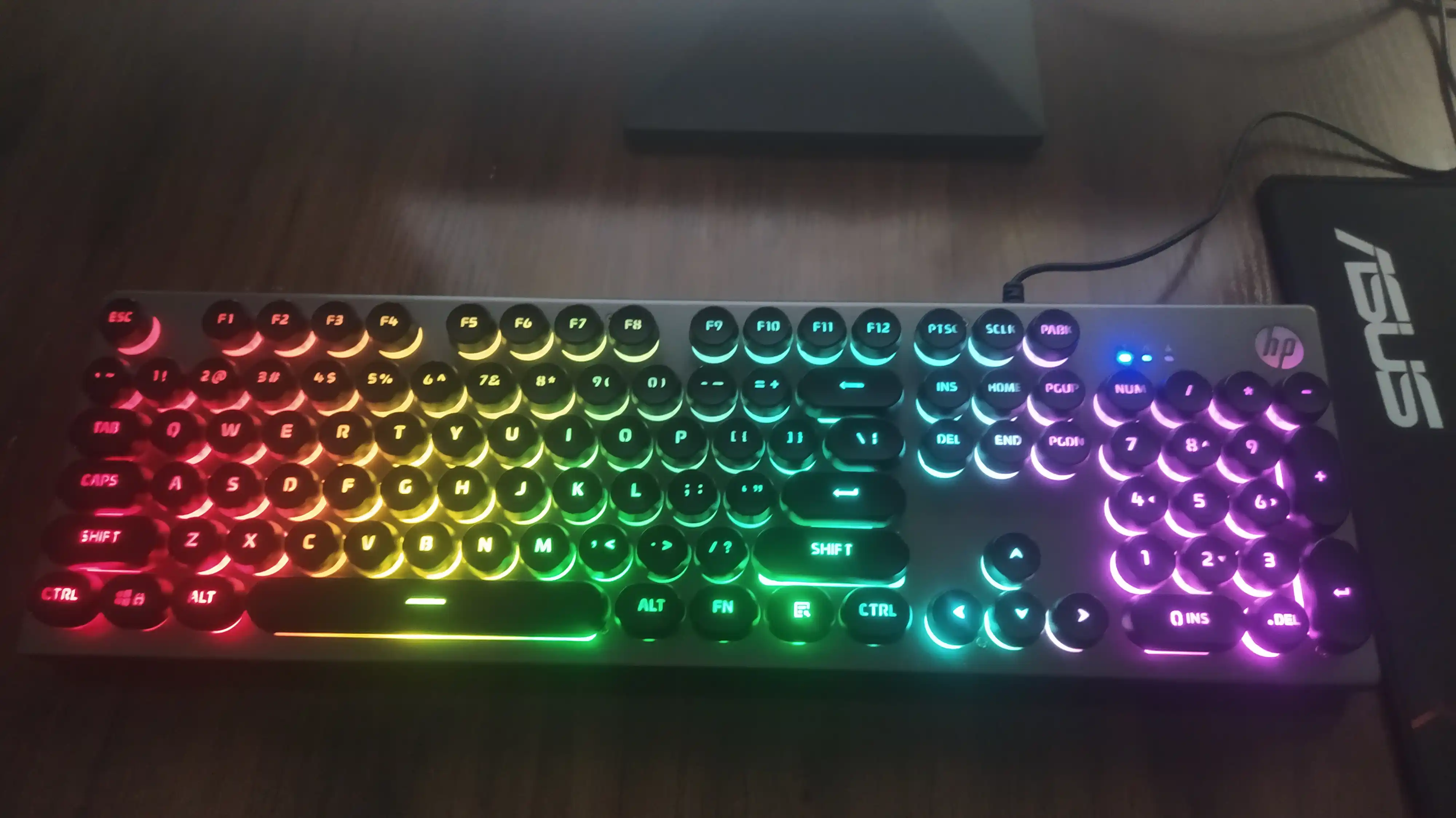 Клавиатура механическая с подсветкой HP K 500Y USB