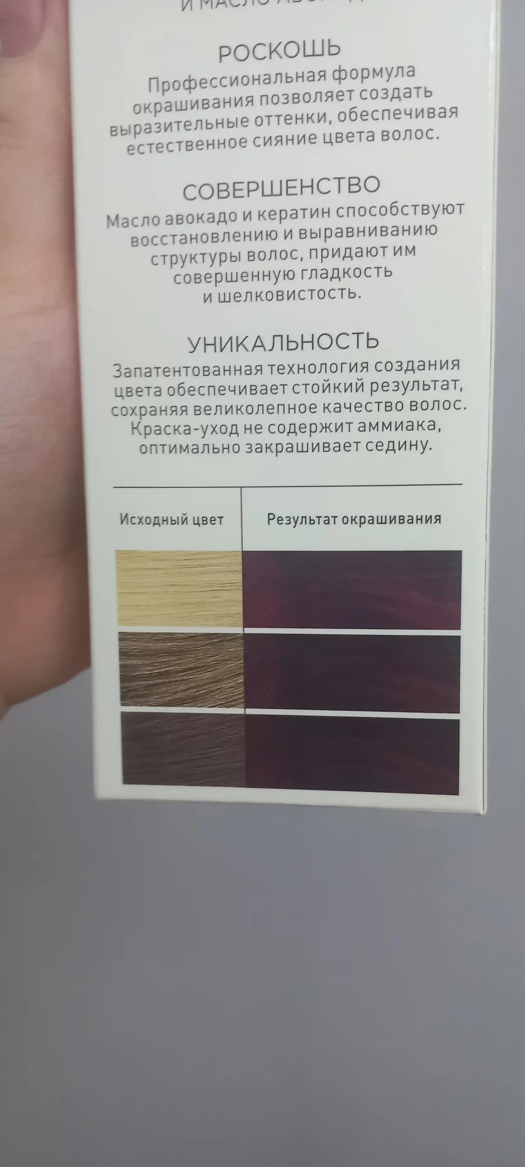Краска для волос Estel Celebrity, без аммиака