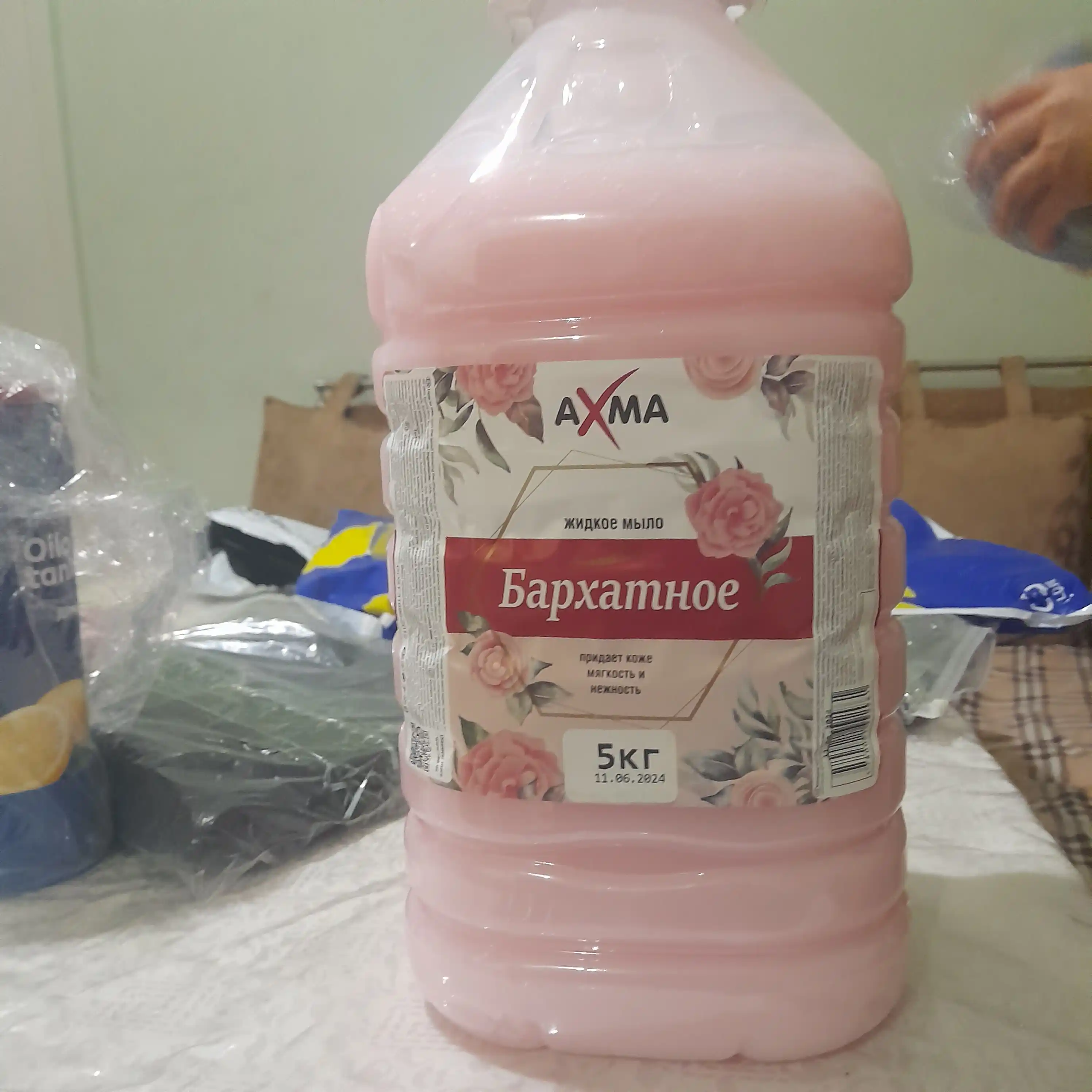 Suyuq sovun Axma, baxmal, 5 kg