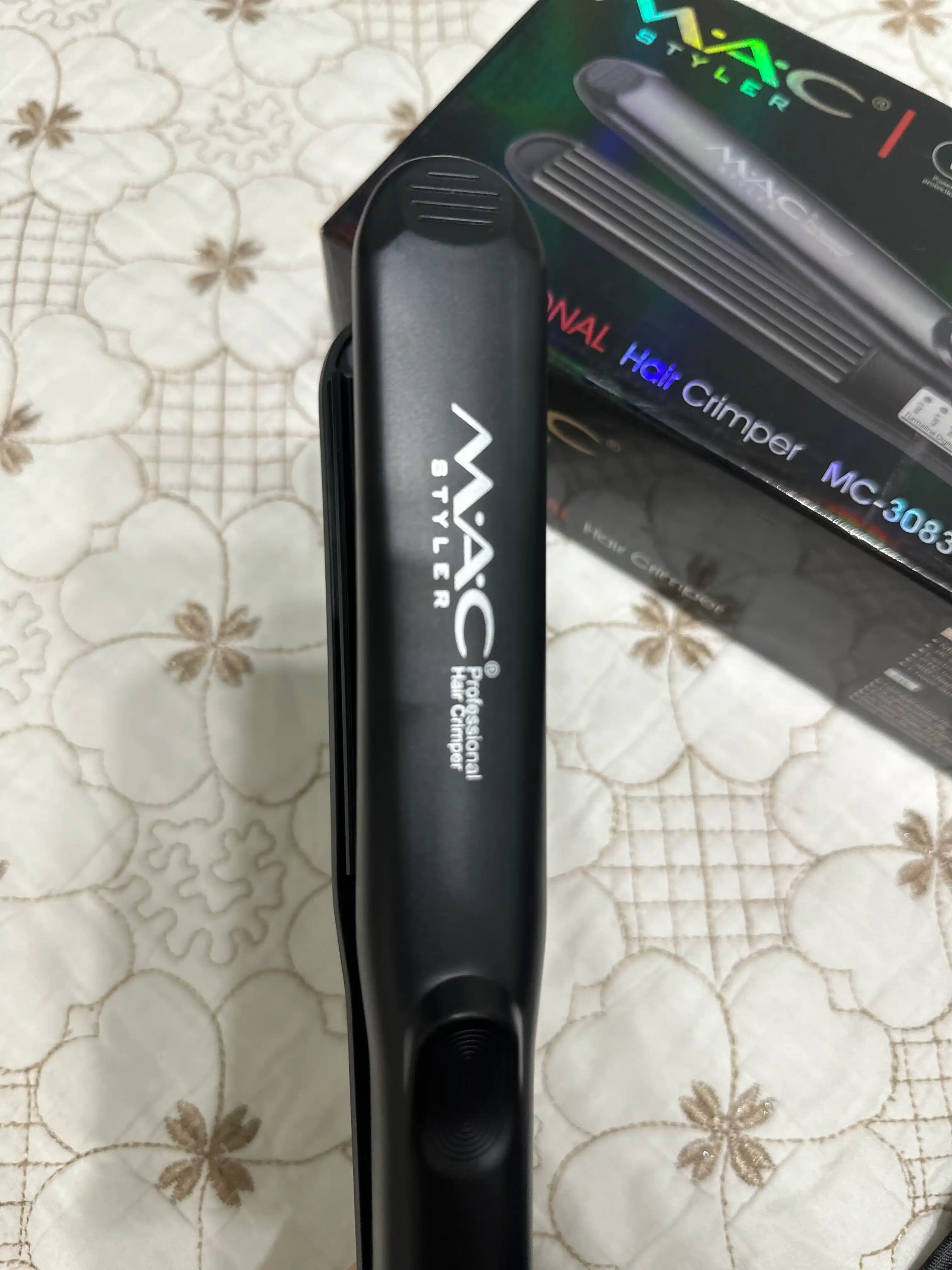 Professional gofrirovka soch uchun dazmol, MAC Styler MC-3083, keramik plastinali