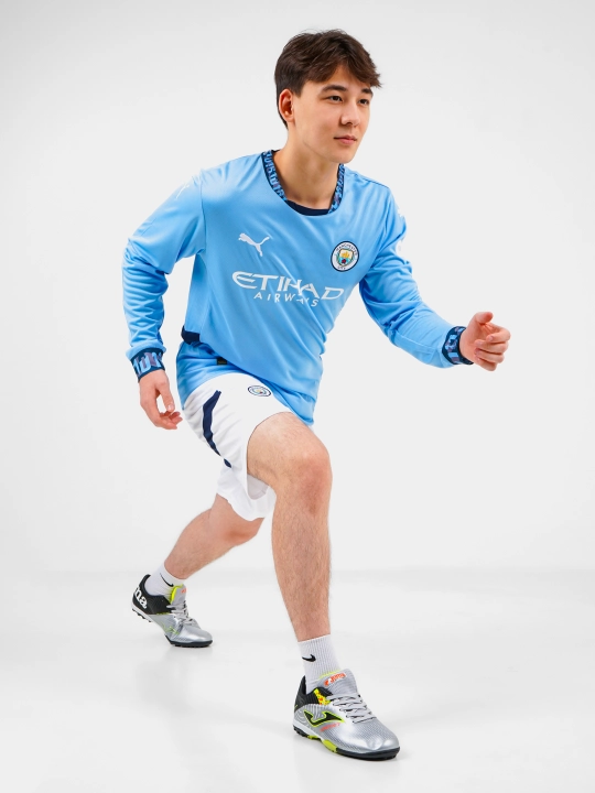 Футбольная форма с рукавами, Manchester City, для домашних и выездных матчей, 2024