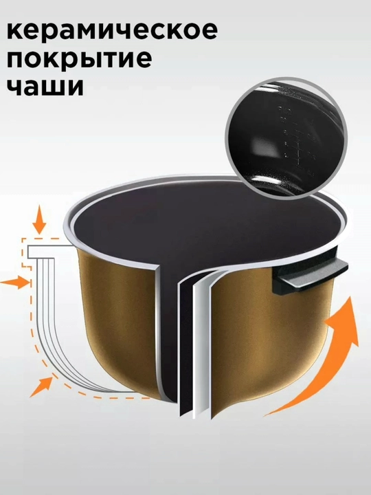 Функциональный мультиварки для дома Redmond RMC-M90