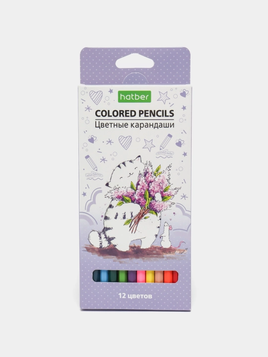 Rangli qalamlar "ECO" 12 rang -Mushuk pirogining sarguzashtlari- CS 066356 q0000018299